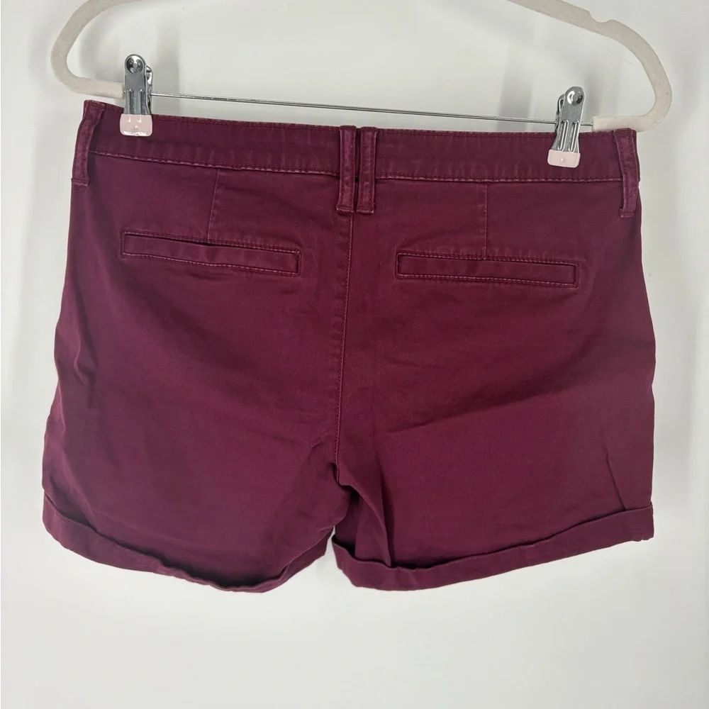Arizona Jean Co Burgundy Shorts Juniors Size 11 - Picture 2 of 7